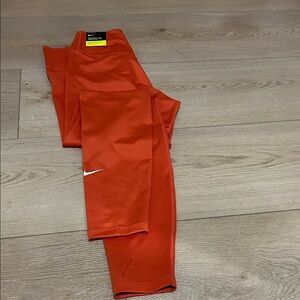 Nike Women's Orange Leggings